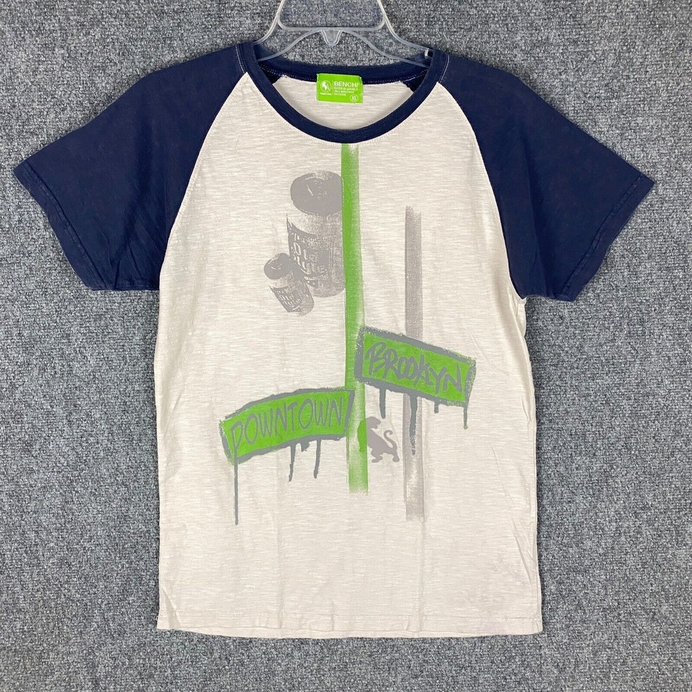 Bench T-Shirt Men's XL Short Sleeve Casual Graphic Print 100% Combed Cotton